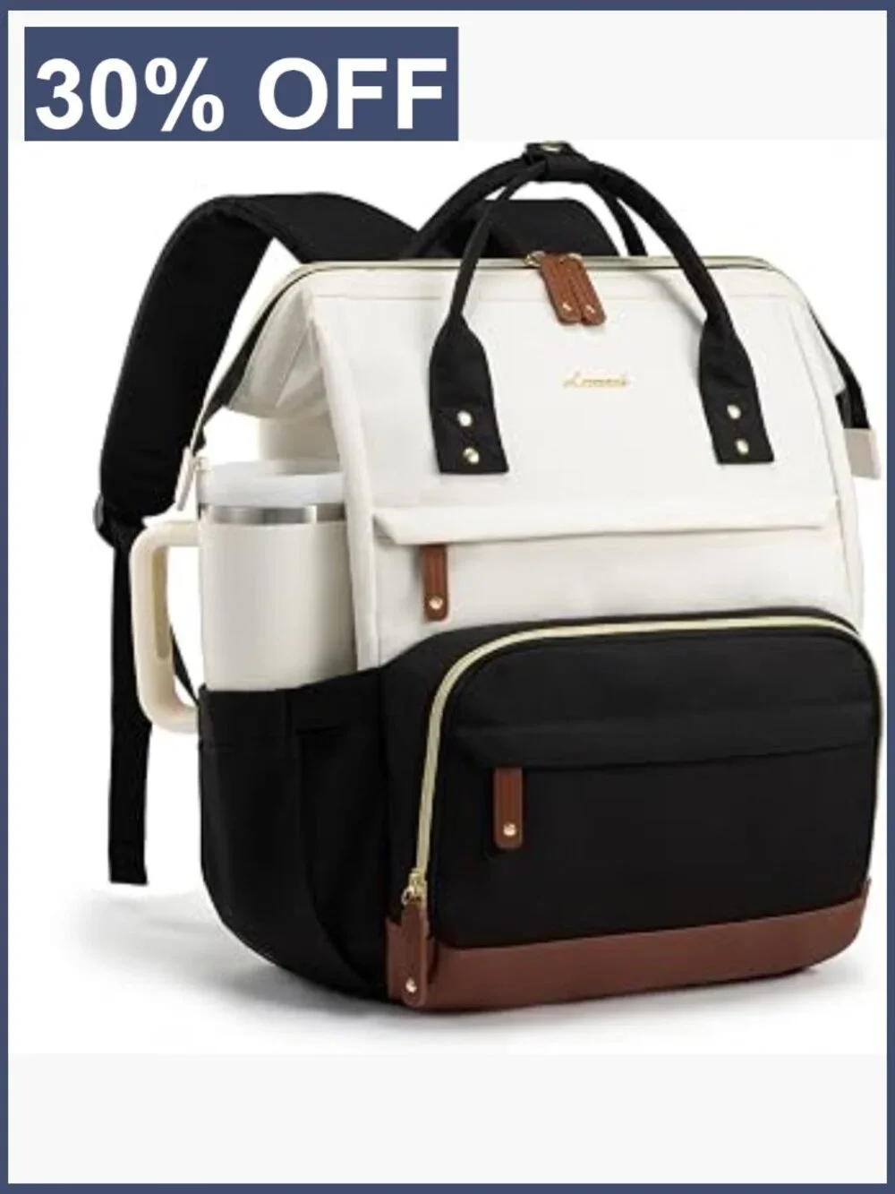 Laptop Backpack Women 15.6 Inch Waterproof Nurse Bag Carry On Travel Daypack